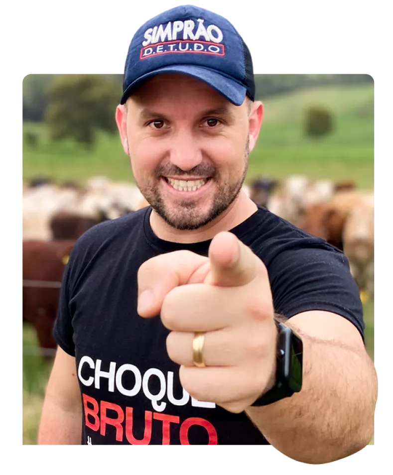 Equipe Choque Bruto no campo