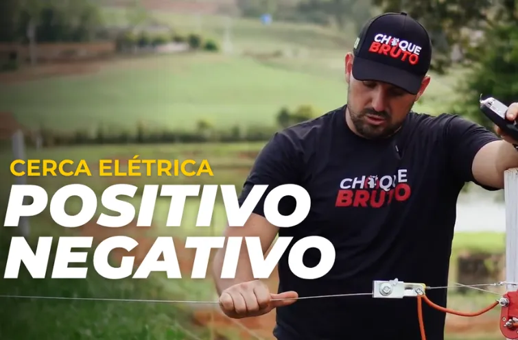 Cerca elétrica positiva e negativa: como manter o choque na época da seca