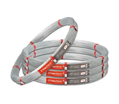 Arame liso galvanizado para cerca elétrica rural